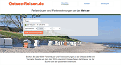 Desktop Screenshot of ostsee-reisen.de