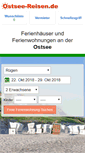 Mobile Screenshot of ostsee-reisen.de